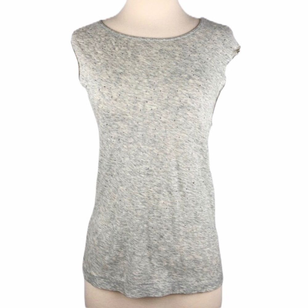 Banana Republic Silver Studded Tank Top XS